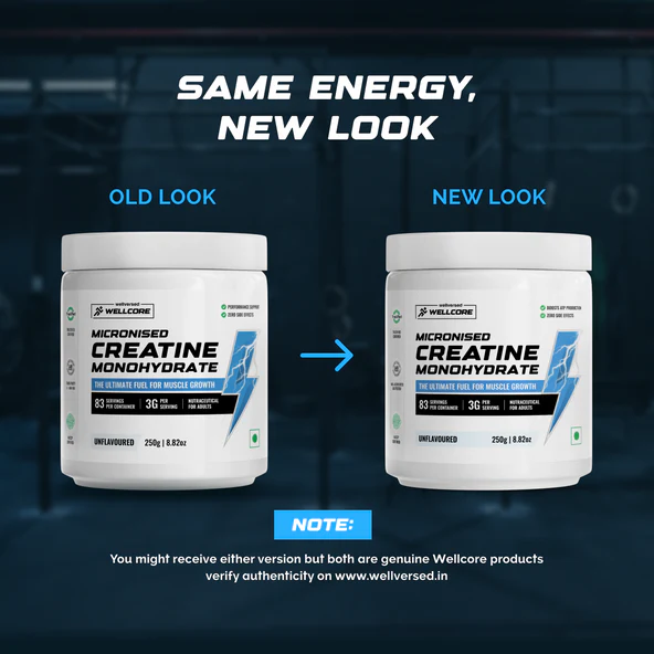 Wellcore - Micronised Creatine Monohydrate (250g, 83 Servings) - Image 3
