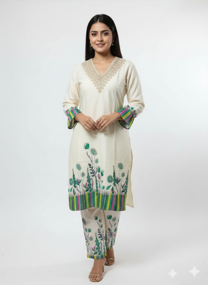 floral charm palazzo set