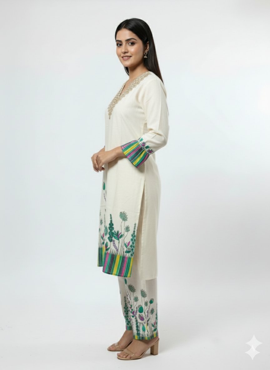 floral charm palazzo set - Image 2